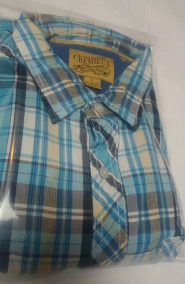 Cremieux Premium Denim mens large button front - Picture 7 of 7